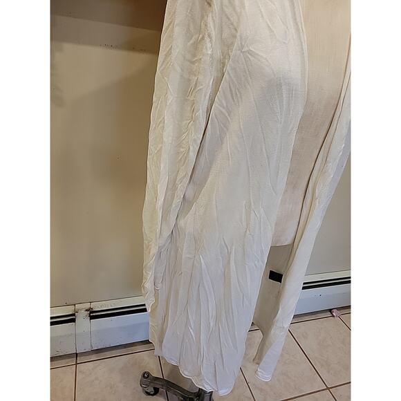 Lauren Ralph Lauren Womens Silk Blend Cardigan Sweater Plus 2x Ivory - Picture 2 of 14